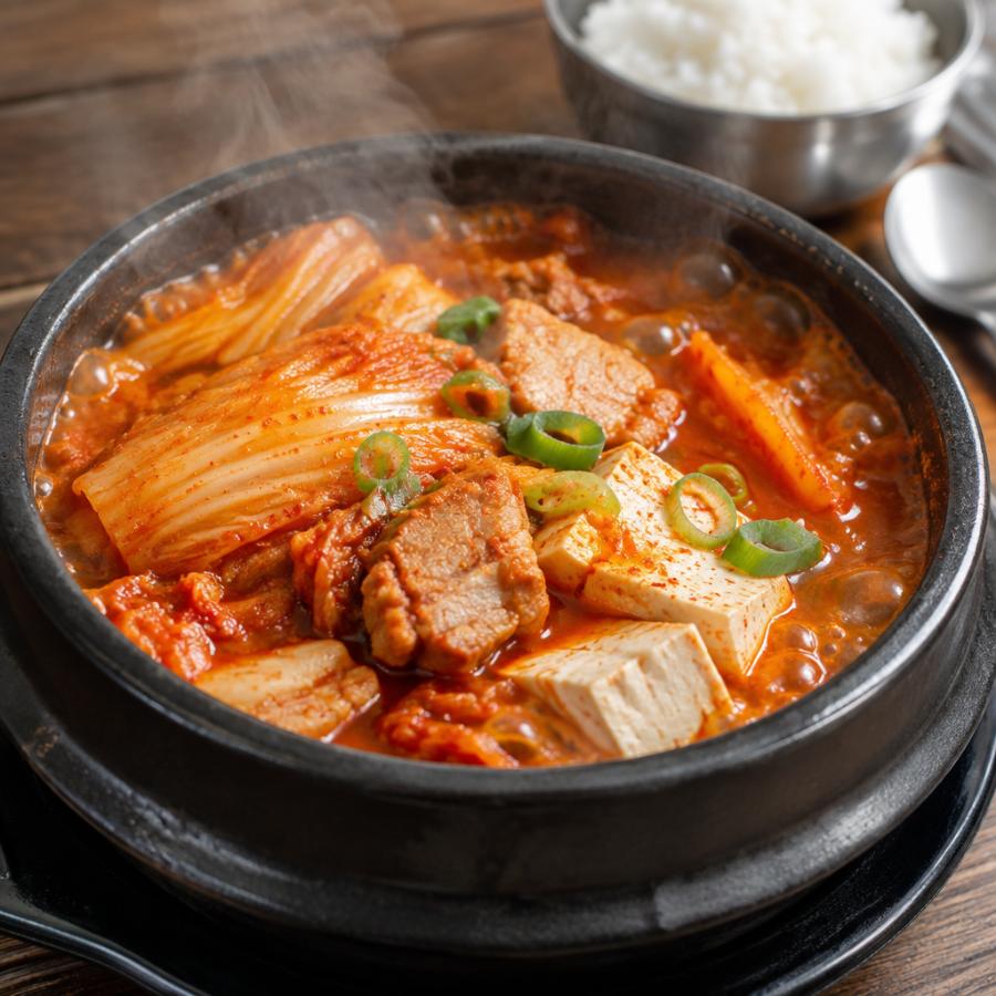 얼큰하고 진한 김치찌개